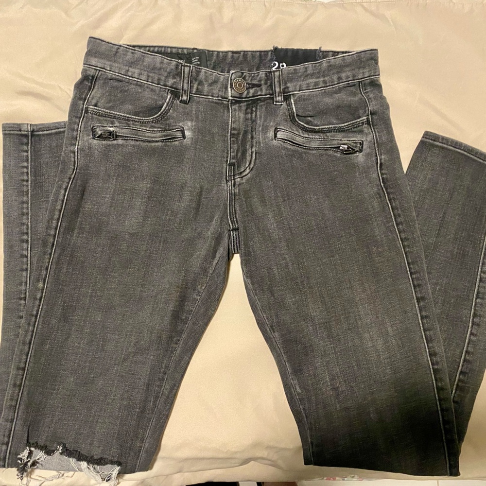 Armani Exchange Charcoal Ankle Jeans